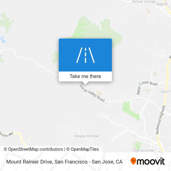 Mapa de Mount Rainier Drive