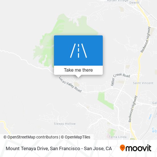 Mapa de Mount Tenaya Drive