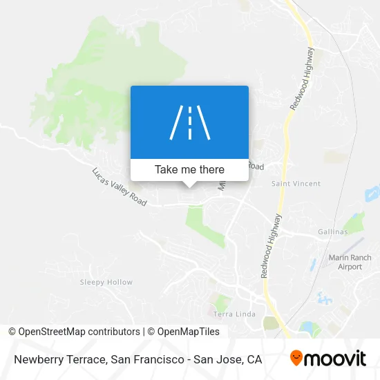 Mapa de Newberry Terrace