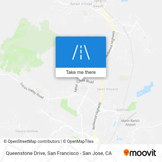 Queenstone Drive map