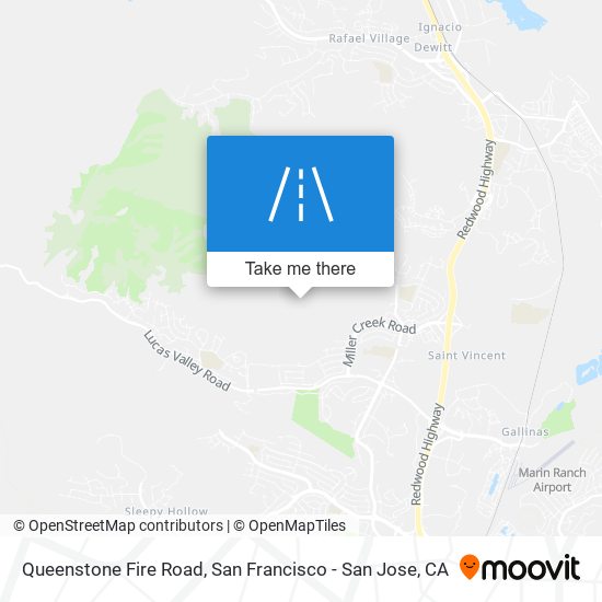 Mapa de Queenstone Fire Road