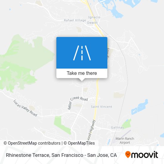Rhinestone Terrace map