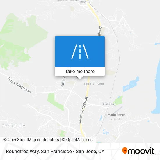 Mapa de Roundtree Way