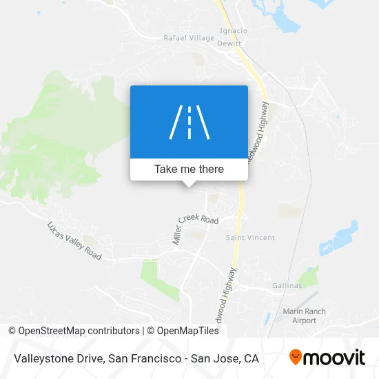 Valleystone Drive map