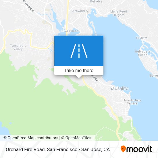 Mapa de Orchard Fire Road