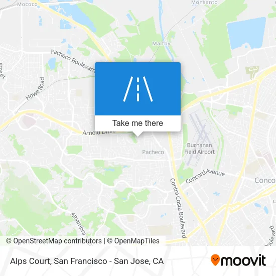 Alps Court map