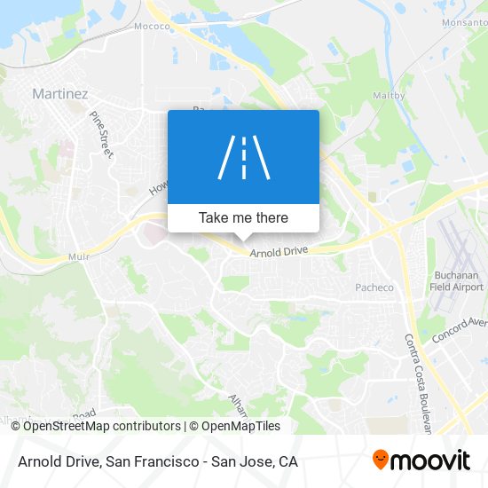 Mapa de Arnold Drive