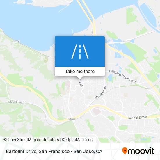 Mapa de Bartolini Drive