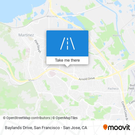 Mapa de Baylands Drive