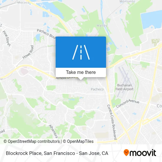 Blockrock Place map