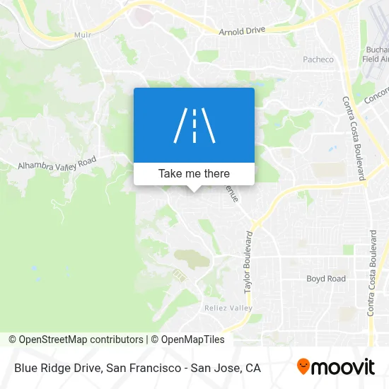 Blue Ridge Drive map