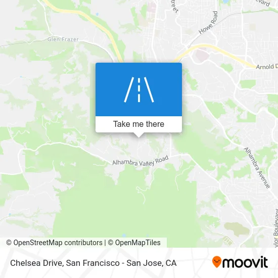 Chelsea Drive map