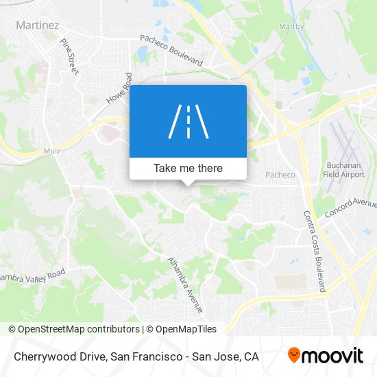 Cherrywood Drive map