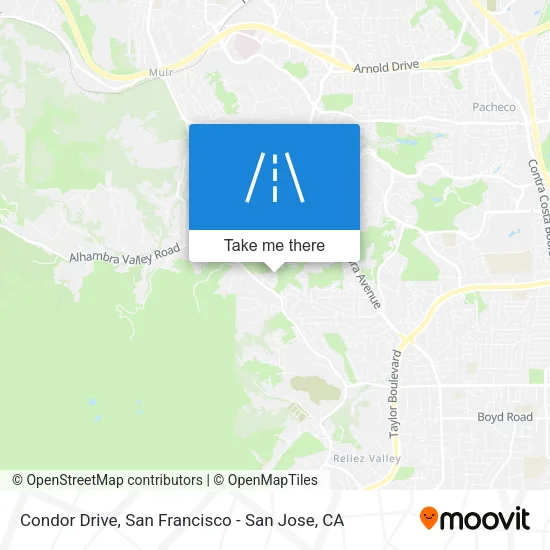 Condor Drive map