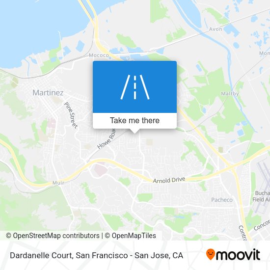Mapa de Dardanelle Court