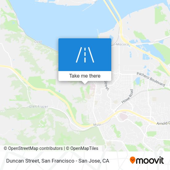 Mapa de Duncan Street