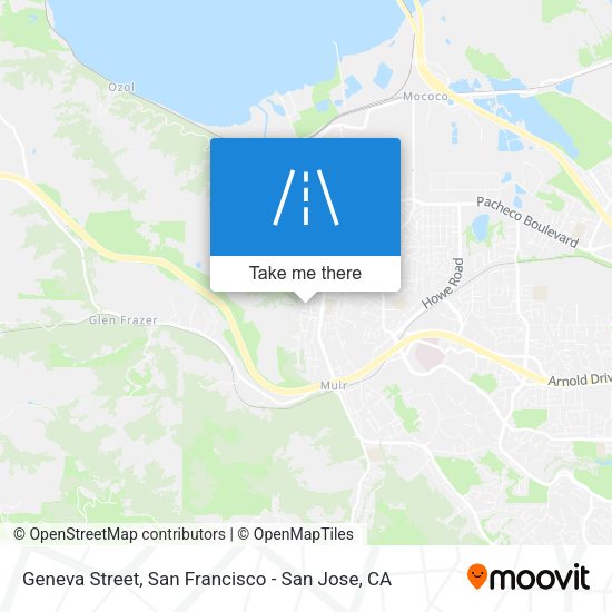 Mapa de Geneva Street