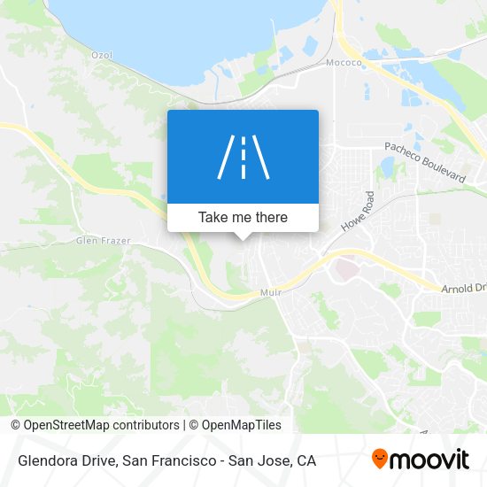 Mapa de Glendora Drive
