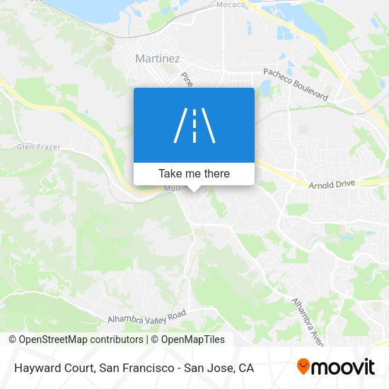 Mapa de Hayward Court