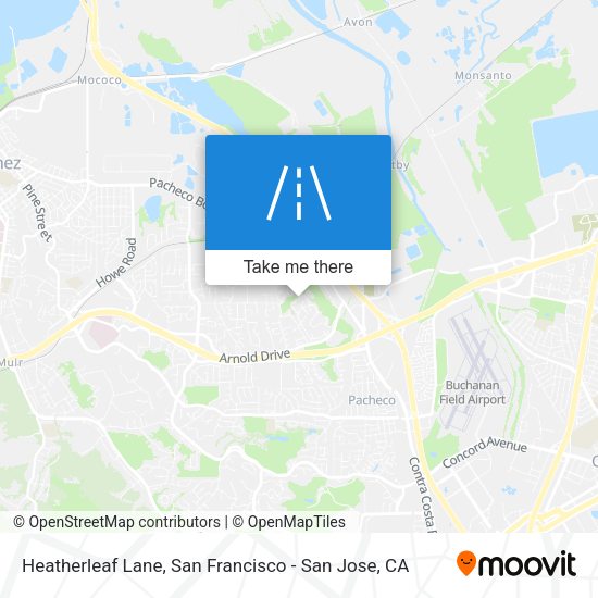 Mapa de Heatherleaf Lane