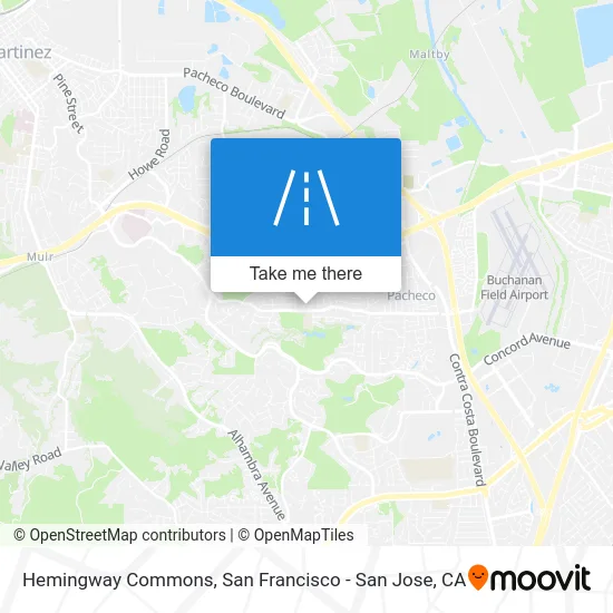 Hemingway Commons map