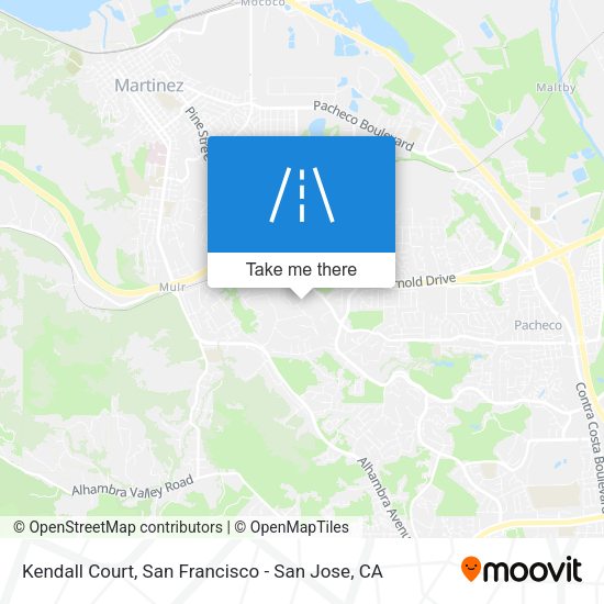 Mapa de Kendall Court