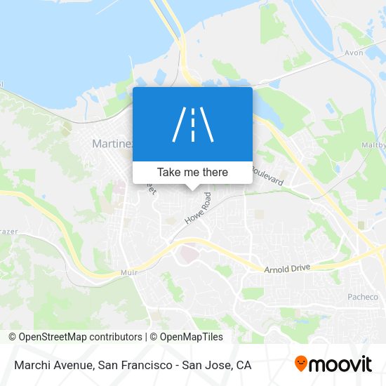 Mapa de Marchi Avenue