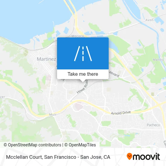 Mcclellan Court map