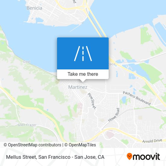 Mapa de Mellus Street