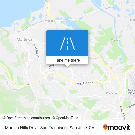 Mapa de Morello Hills Drive