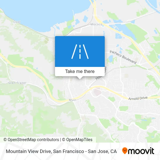Mountain View Drive map