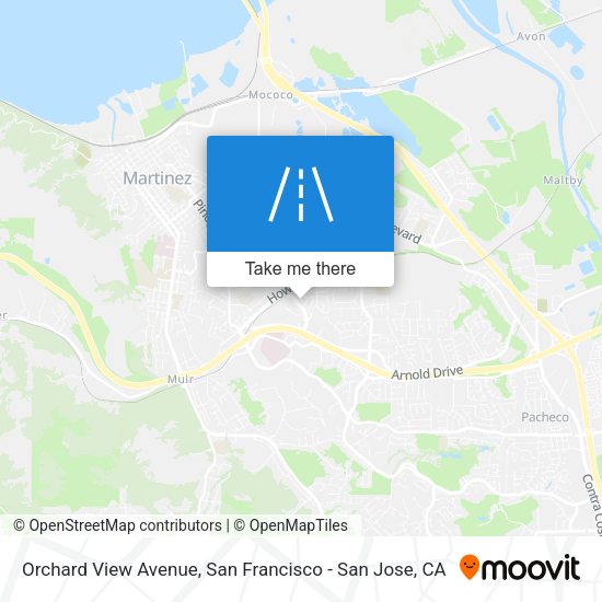 Mapa de Orchard View Avenue
