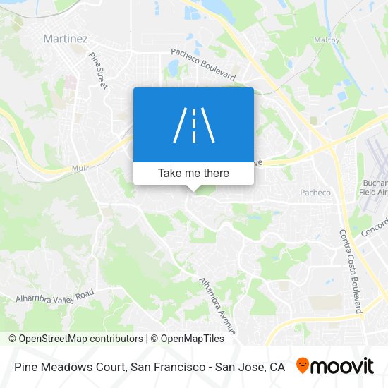 Pine Meadows Court map