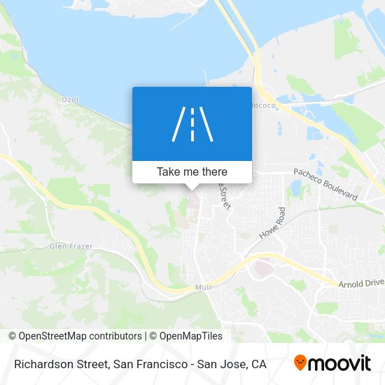 Mapa de Richardson Street