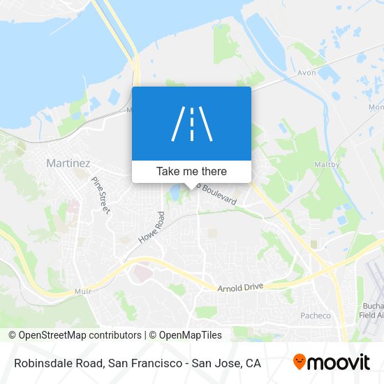 Mapa de Robinsdale Road