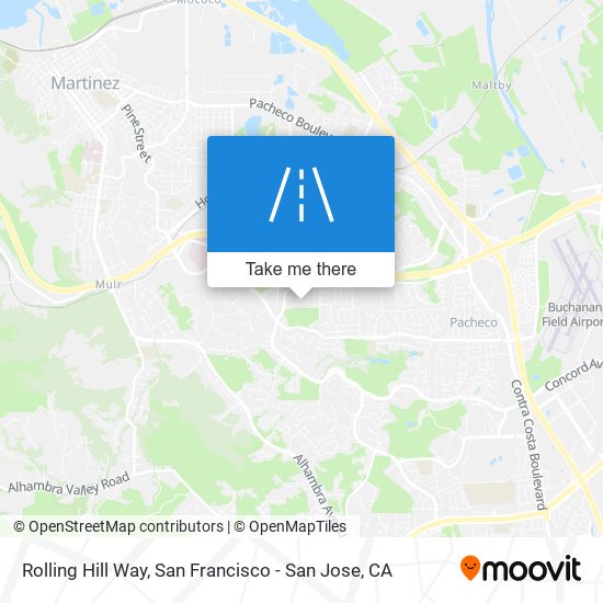 Rolling Hill Way map
