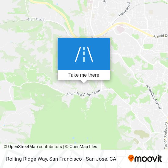 Mapa de Rolling Ridge Way