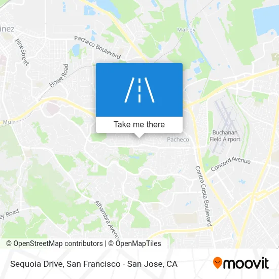 Sequoia Drive map
