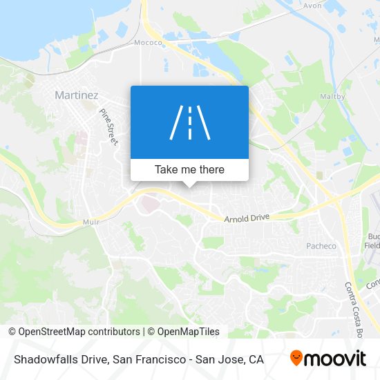 Shadowfalls Drive map