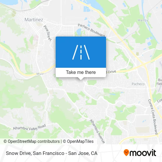Snow Drive map