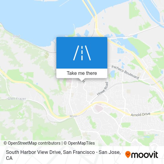 South Harbor View Drive map