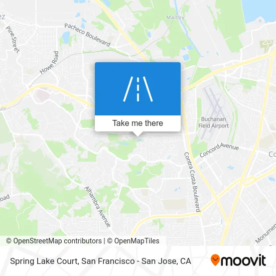 Spring Lake Court map