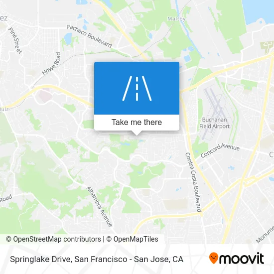 Springlake Drive map