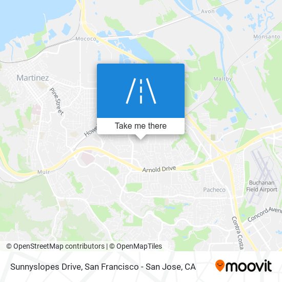 Mapa de Sunnyslopes Drive