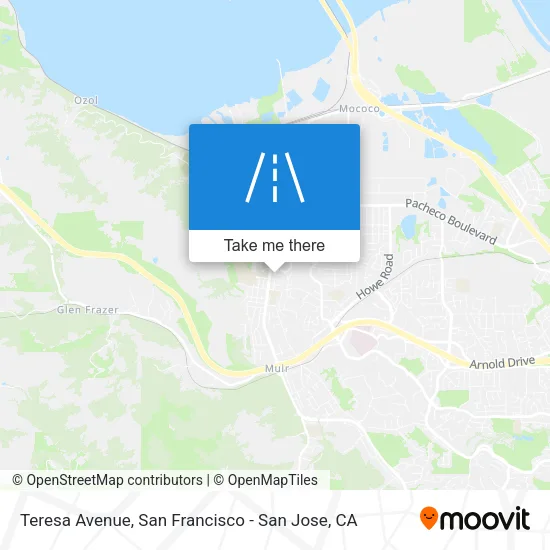 Teresa Avenue map