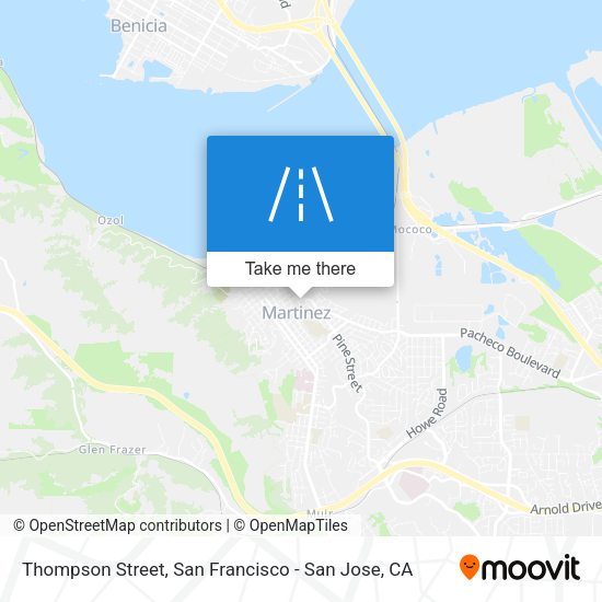 Mapa de Thompson Street