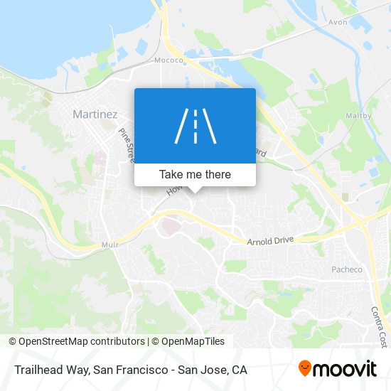 Trailhead Way map