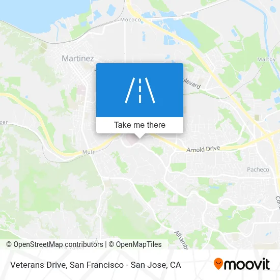 Veterans Drive map