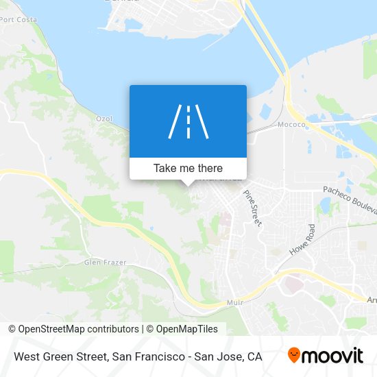 Mapa de West Green Street