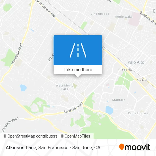 Atkinson Lane map